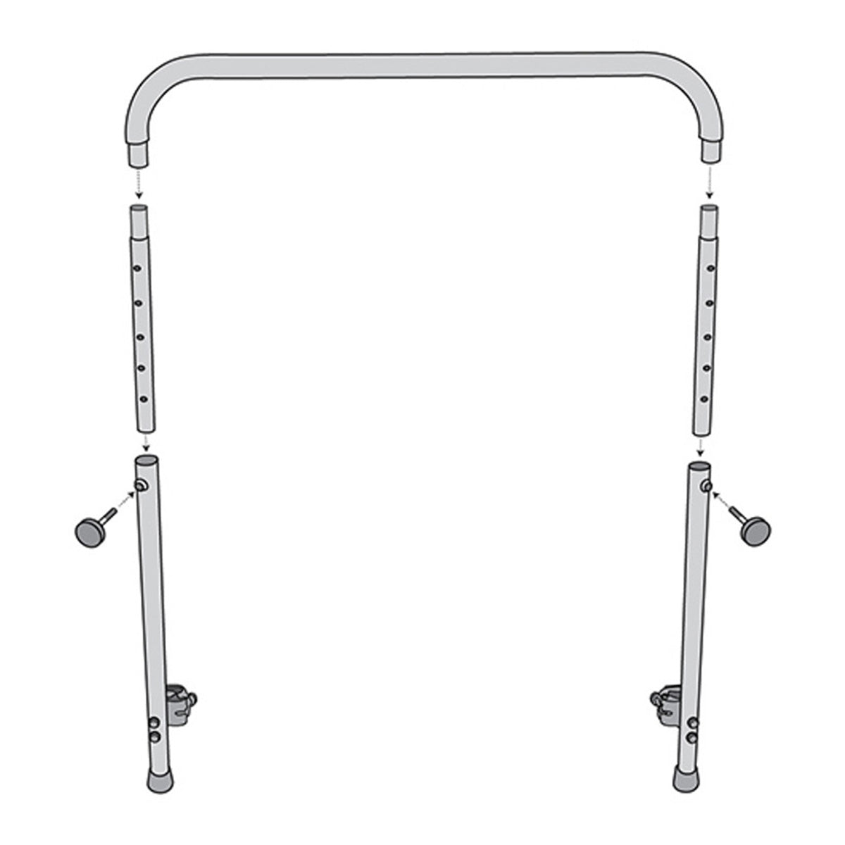 Quick-Release Support Handle | Compatible w/39&quot; Fitness Trampolines